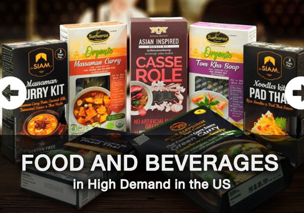 Food and Beverages in High Demand in the US